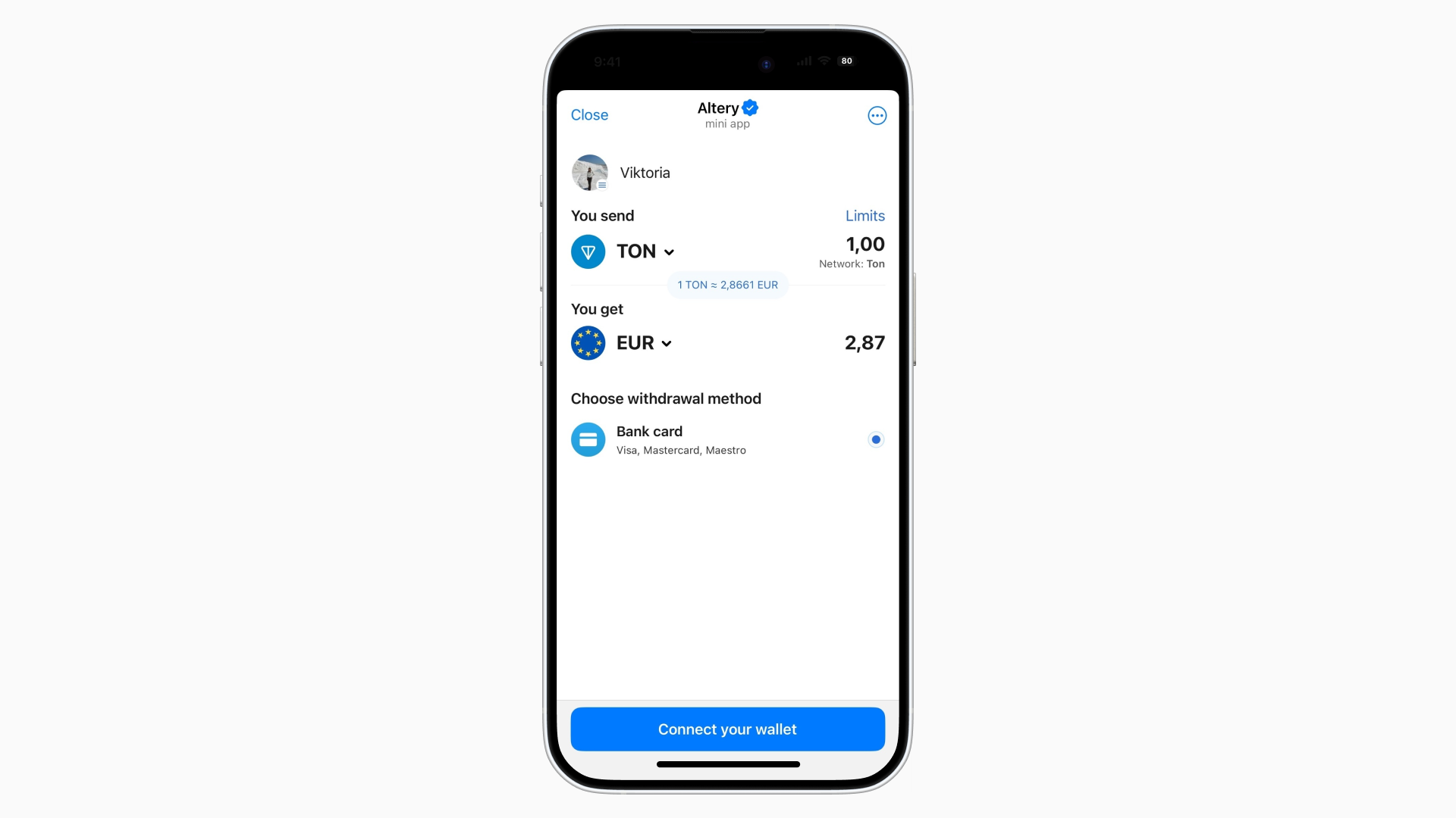 Altery telegram mini app