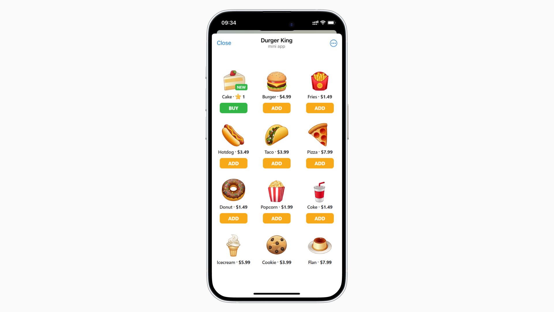 Durger King Telegram Mini App