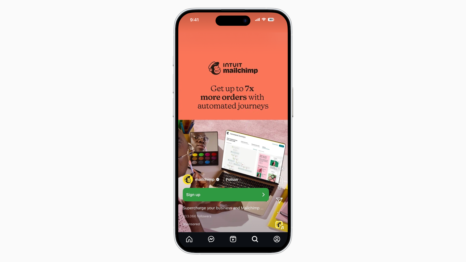 Instagram Ad example