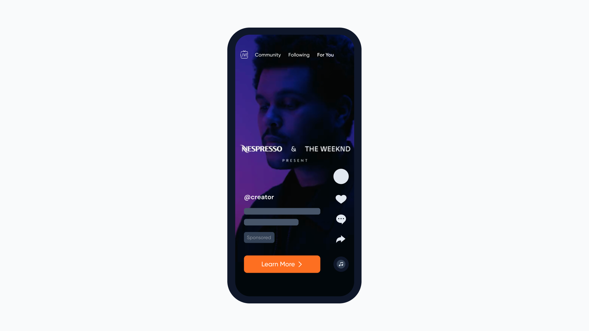 TikTok Ads in feed