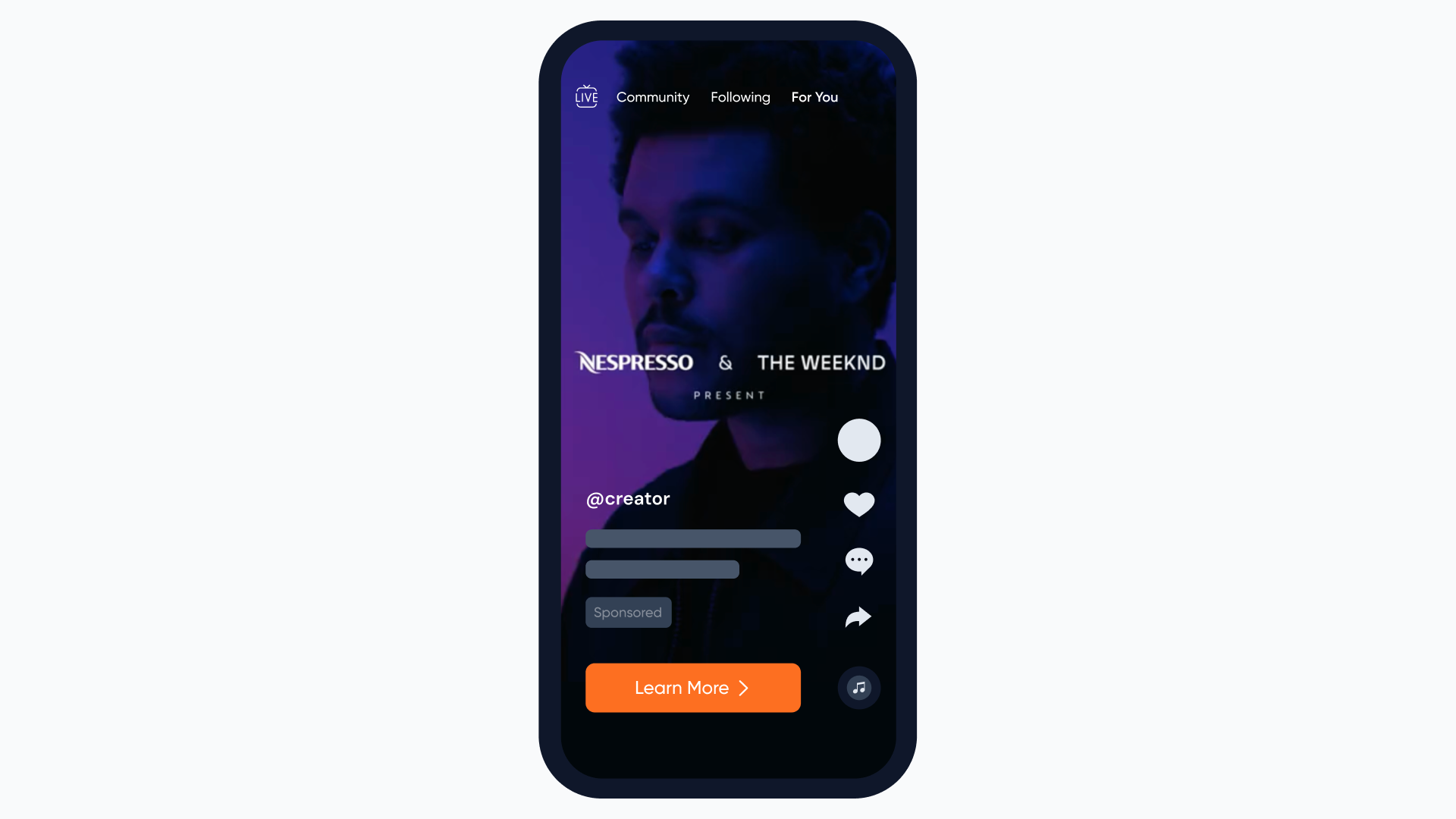TikTok Ads in feed