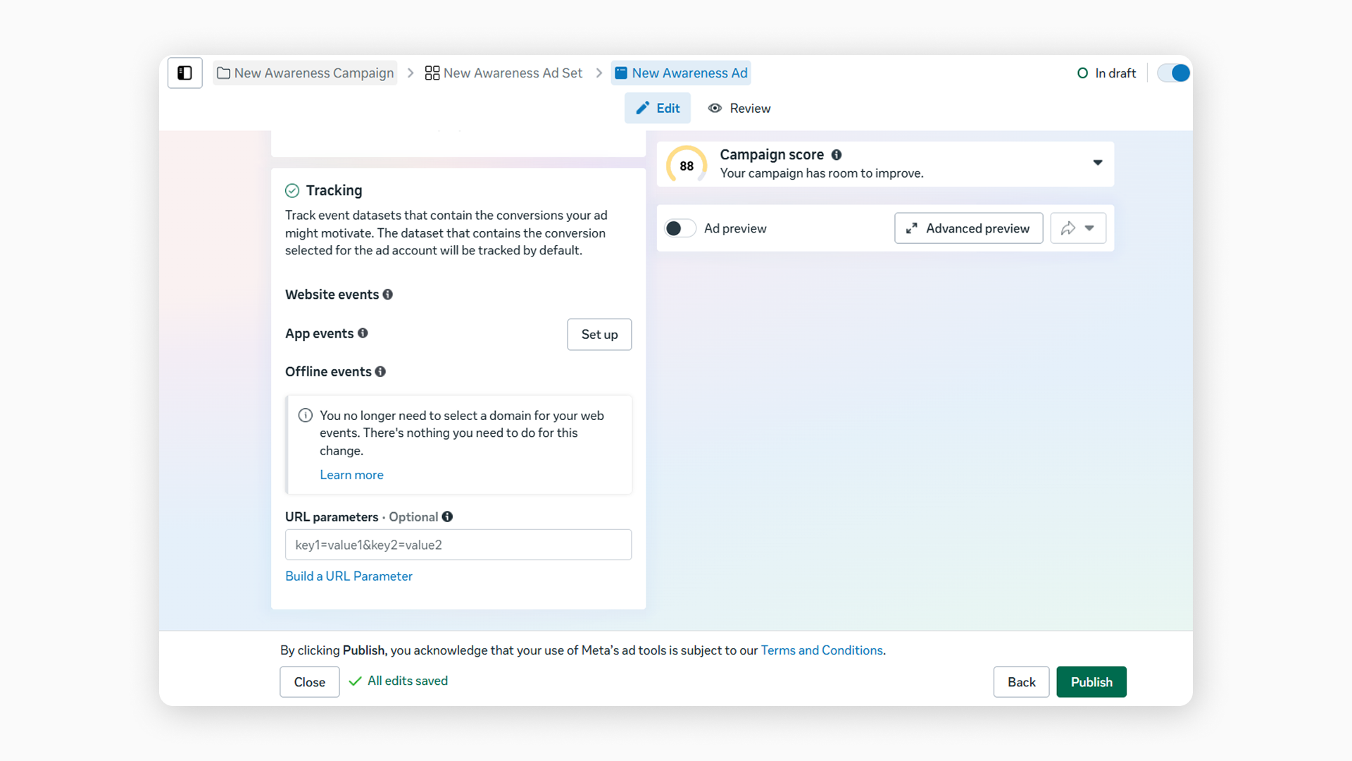 Ads Manager | Tracking