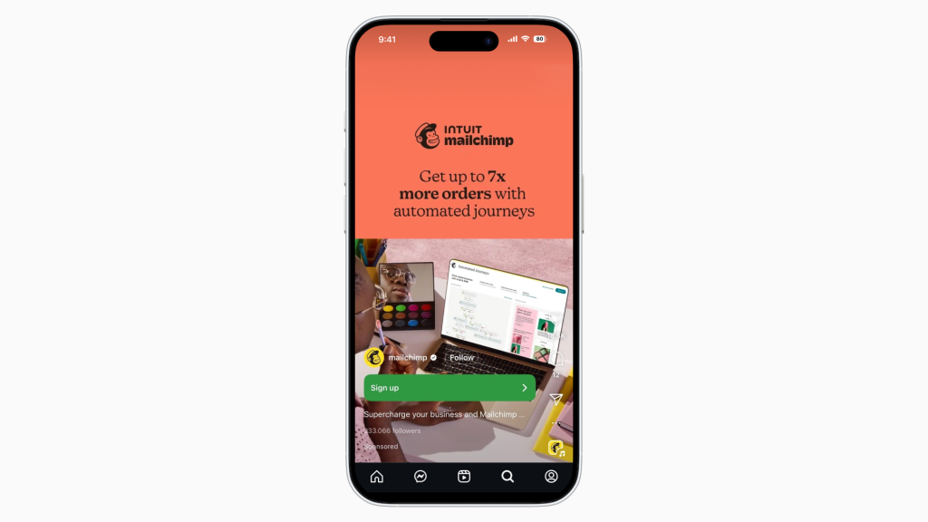 Instagram Ad example