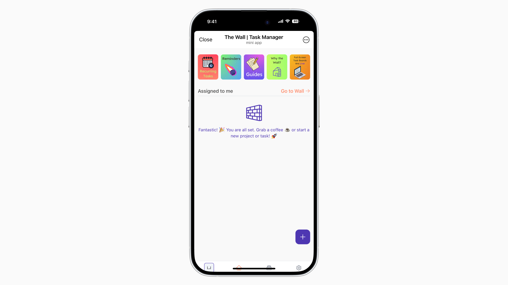 The wall | Telegram Mini App